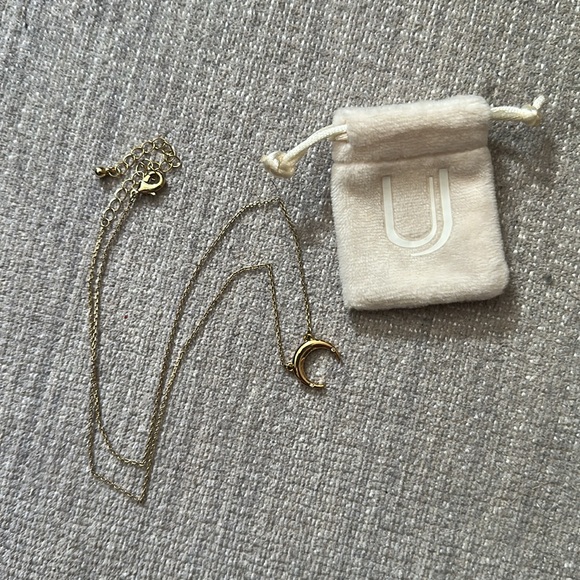 Uncommon James Gold Crescent Moon Necklace - Picture 2 of 2